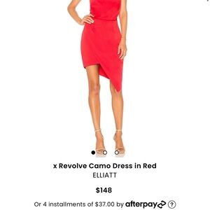 Elliatt Red Camo Dress